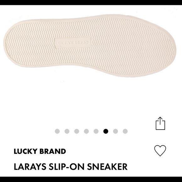 Lucky Brand size 6.5 - Larays slip-on sneaker - color: stone - Picture 6 of 7